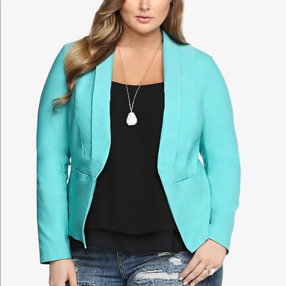 torrid Jackets & Blazers - Torrid Turquoise Blazer